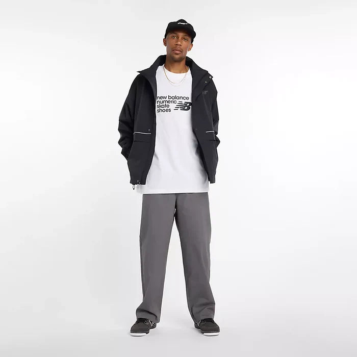 New Balance Numeric Stacked Graphic White S/s Shirt