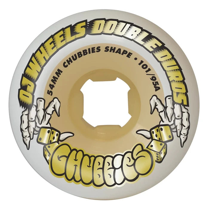 OJ Double Duro Gum Chubbies 101a/95a 54mm Wheels