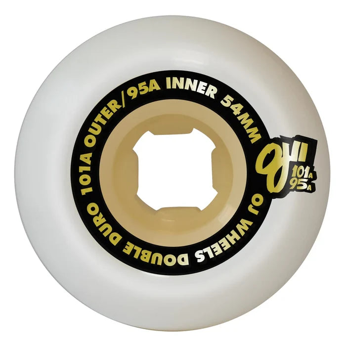 OJ Double Duro Gum Chubbies 101a/95a 54mm Wheels