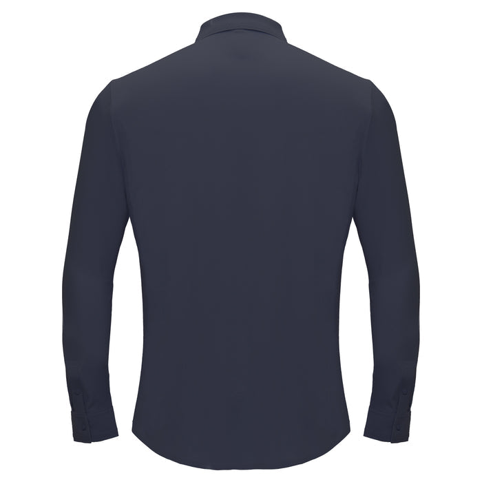 Olympic Victory Button-Up Shirt GREY BLUE - Dudes Boutique