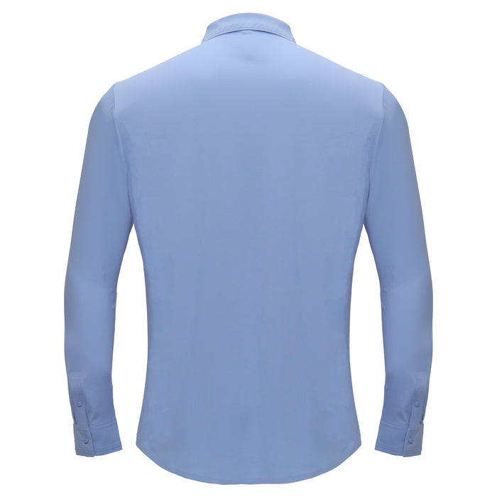 Olympic Victory Button-Up Shirt SKY BLUE - Dudes Boutique
