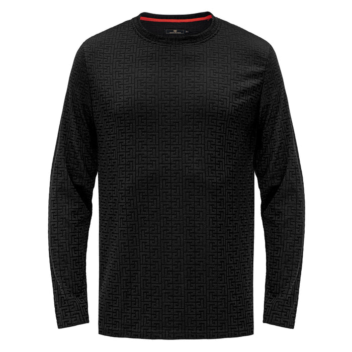 PERFECT TIMING LS T-SHIRT - CENTURY PENTHOUSE BLACK