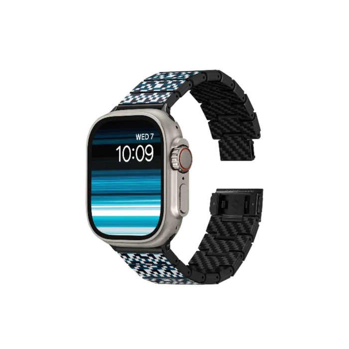 Pitaka Dreamland Chroma Carbon Watch Band for Apple Watch  49mm / 46mm / 45mm - Mosaic