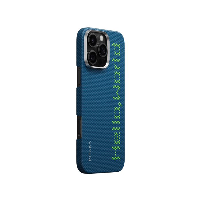 Pitaka Hello World Luminous Case for iPhone 16 Pro Max