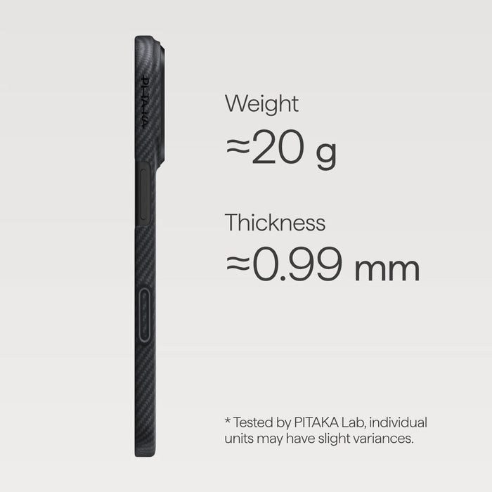 Pitaka Ultra-Slim Case (With PitaTap) for iPhone 17 Pro - 600D #color_600d