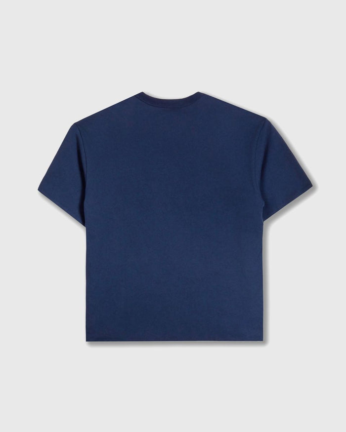 Pleasures X Zero Stars Reversible Navy S/s Shirt