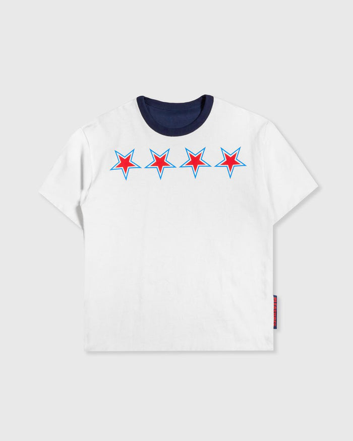 Pleasures X Zero Stars Reversible Navy S/s Shirt
