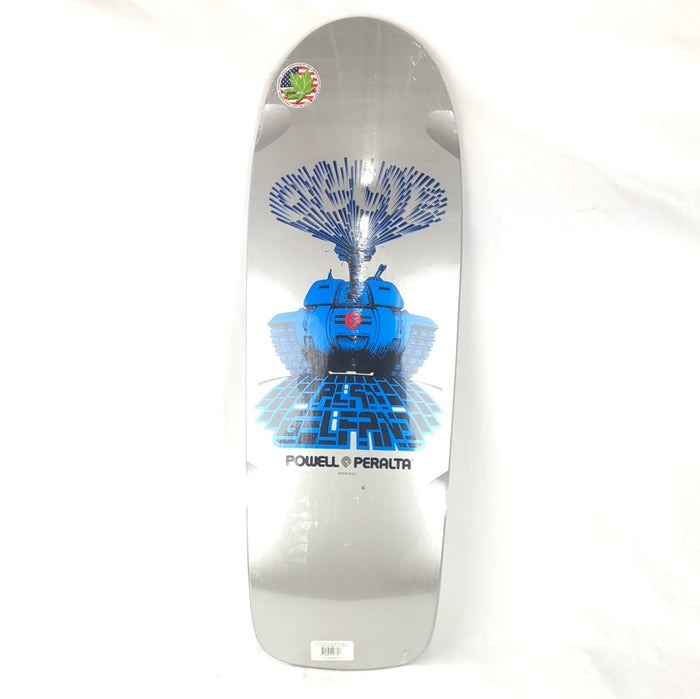 Powell Peralta Alan Gelfand Tank Silver 10'' Re-issue Skateboard Deck S.O.C. 2016