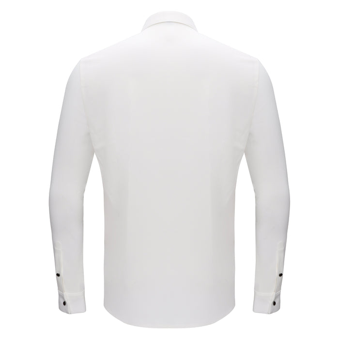 Power Move Button-Up Shirt WHITE - Dudes Boutique