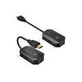 Powerology Wireless HDMI Mirroring Adaptor Pair with USB-C Cable Full HD 1080P - Black