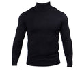 Prestige Men's Black Classic Mockneck Sweater