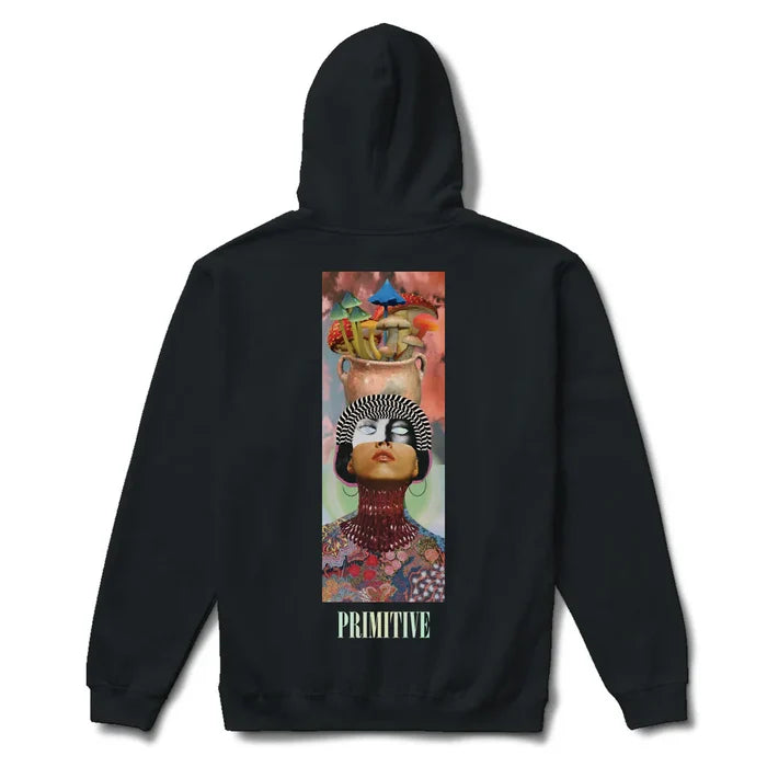 Primitive Aura Black Hooded Sweatshirt