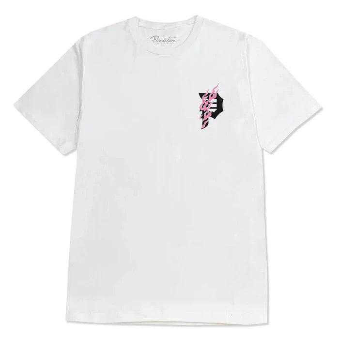 Primitive Honor White Heavyweight S/s Shirt