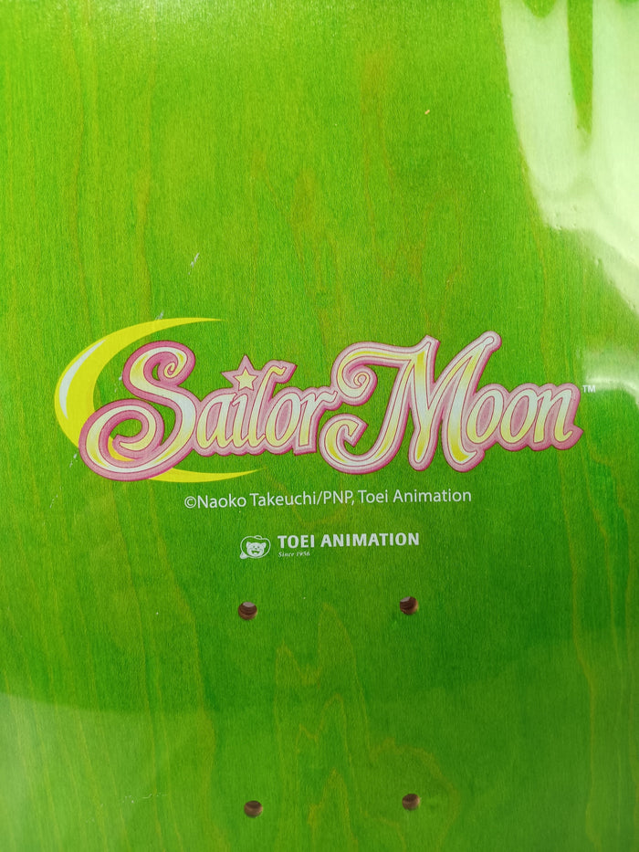 Primitive Paul Rodriguez Sailor Moon Silver Holographic Foil Blue White Red Size 8.0" Vintage NOS Deck