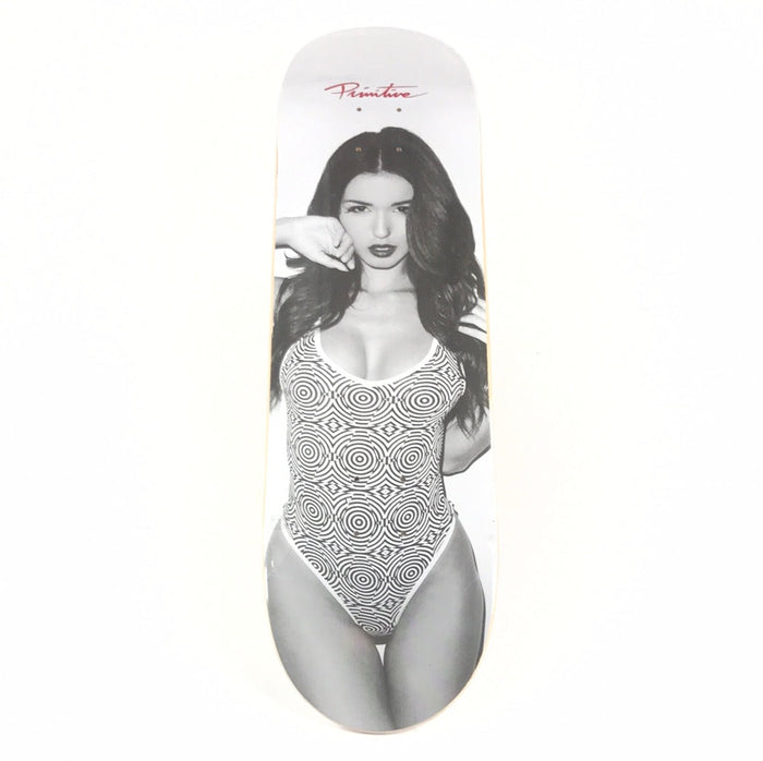 Primitive Team Spiral Woman Black/White 8.25" Skateboard Deck