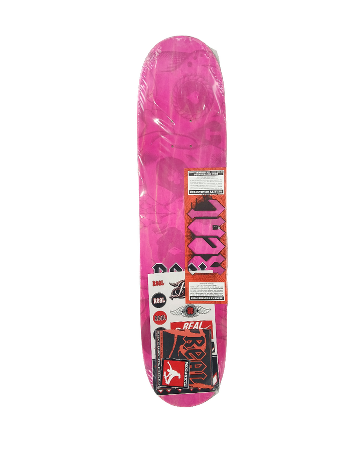Real Ernie Torres Día De Los Muertos Skull Black Red White Size 7.9" Vintage NOS Deck