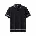 Refined Motion Knit Polo BLACK