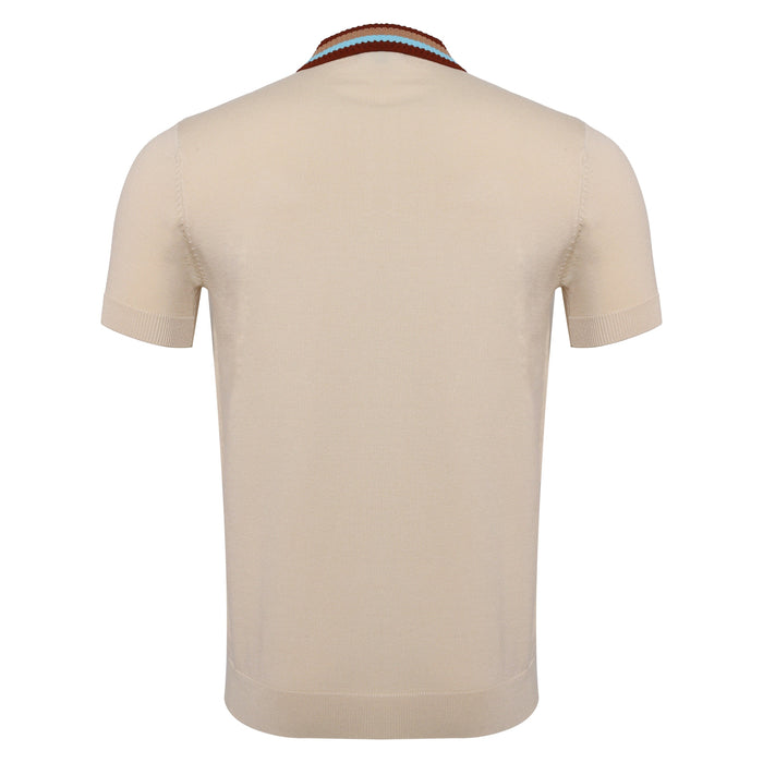Regent Luxe Knit Polo IVORY