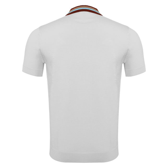 Regent Luxe Knit Polo WHITE