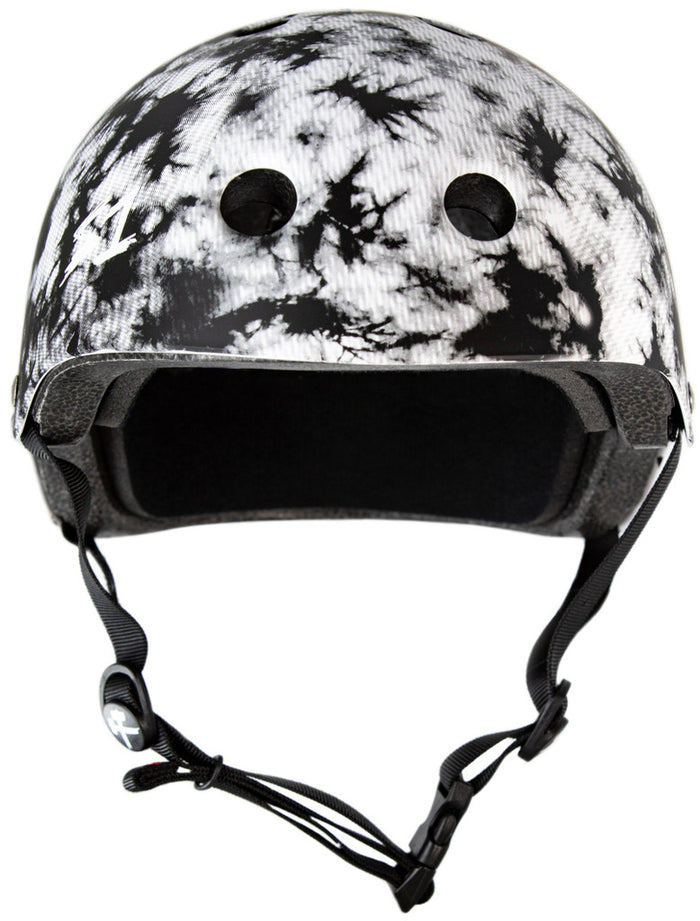 S1 Lifer Black White Tie Dye Matte Helmet
