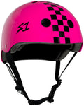 S1 Lifer Pink Gloss Checkers Helmet