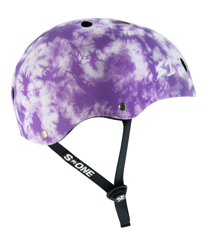 S1 Lifer Purple Tie Dye Matte Helmet
