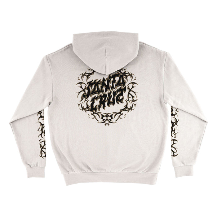 Santa Cruz Razor Dot Center Heavyweight Bone Hooded Sweatshirt