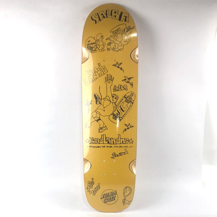 Santa Cruz Salba X Gonz BadLands Salba Cruz Orange 8.75'' Skateboard Deck