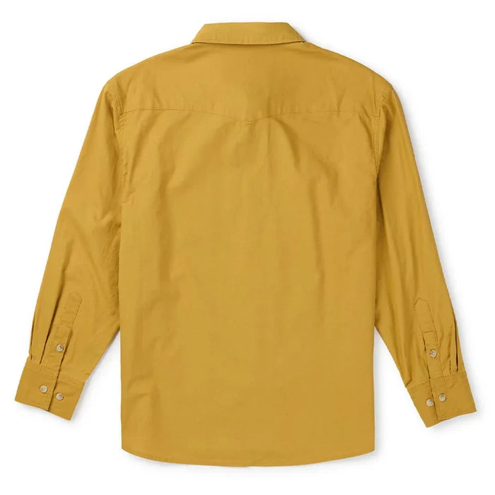 Seager Chief Overshirt Washed Amber Gold Button Up L/s Shirt