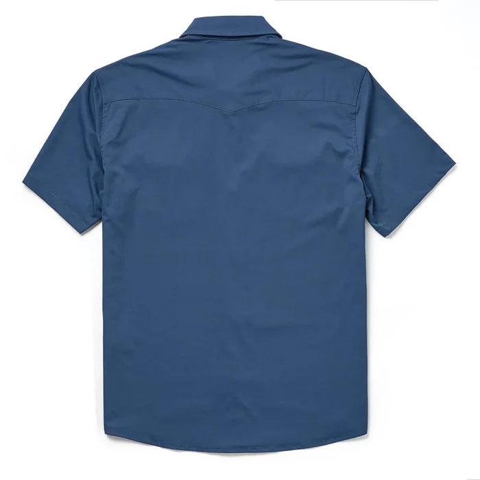 Seager El Ranchero Sky Blue Button Up S/s Shirt
