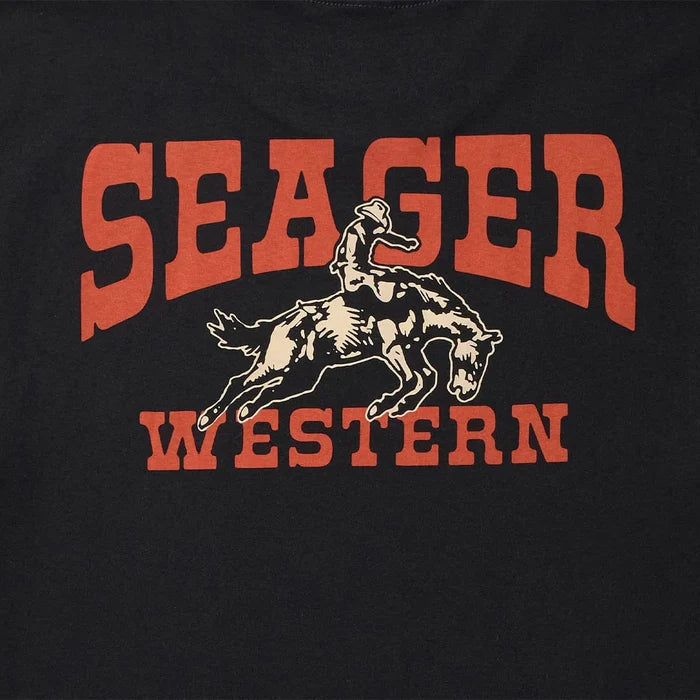 Seager Rodeo Black Tee S/s Shirt