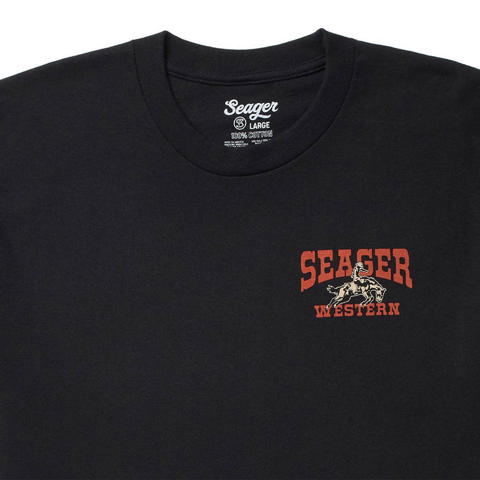 Seager Rodeo Black Tee S/s Shirt