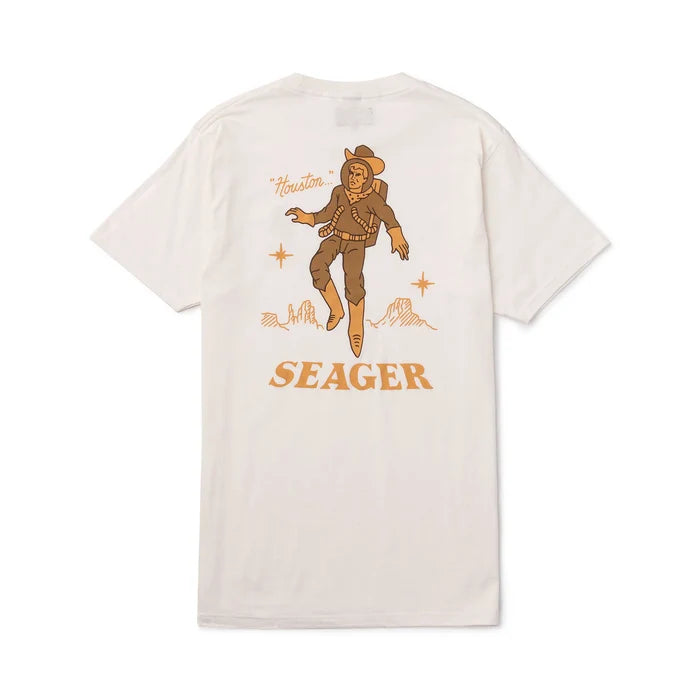 Seager Space Cowboy Vintage White S/s Shirt