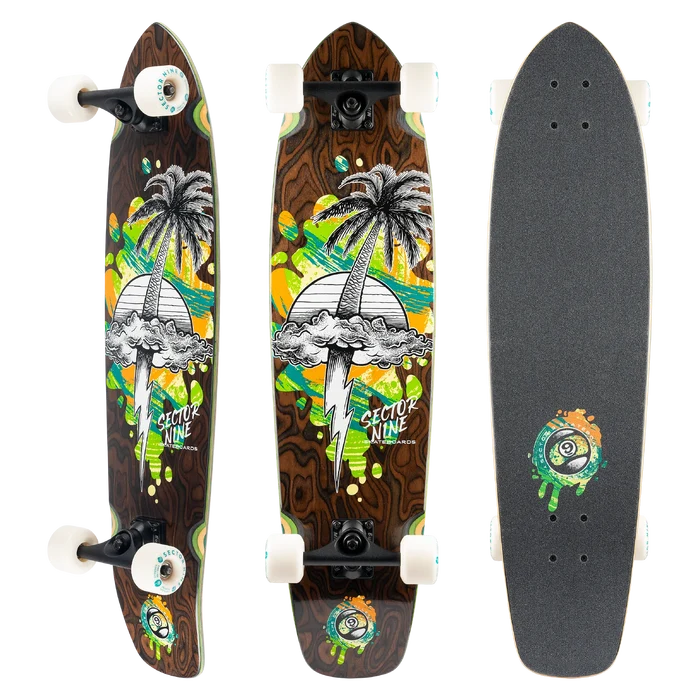 Sector Nine Strand Squall 8.7" x 34" Cruiser Complete Skateboard