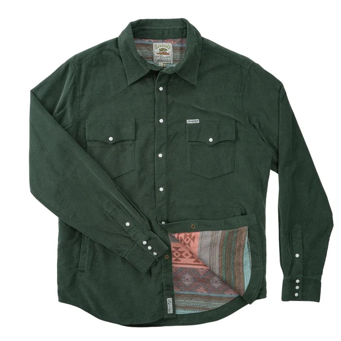 Sendero Desperado Trekking Green Shacket