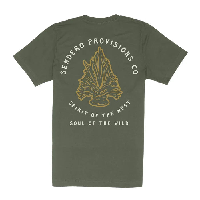 Sendero Senderohead Army Green S/s Shirt