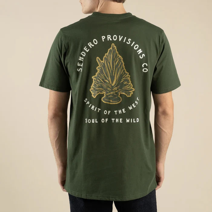 Sendero Senderohead Army Green S/s Shirt