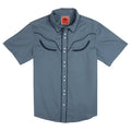 Sendero The Prescott Faded Navy Western S/s Button Up Shirt