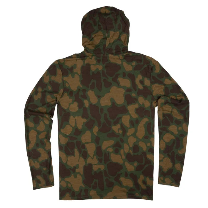 Sendero Yucatan Bamboo Forest Camo Tech Hooded L/s Shirt