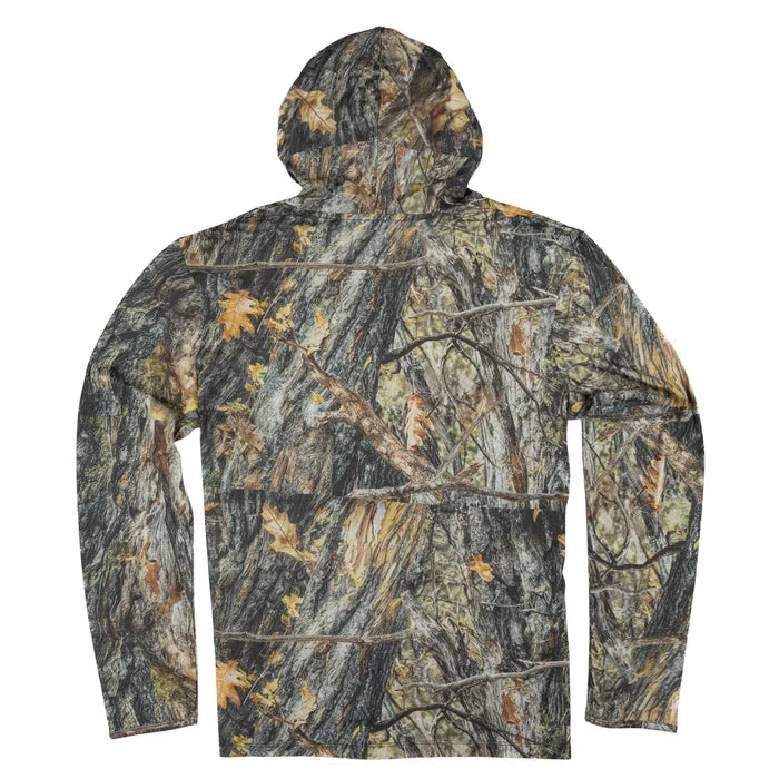 Sendero Yucatan Bamboo Will Tree Camo Tech Hooded L/s Shirt
