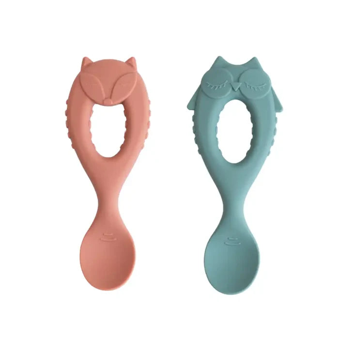 Set de Cuillères Bébé en Silicone