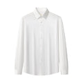 SIGNATURE SATIN STITCHLESS LS Shirt WHITE