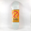 Skate Mental No Earbuds White/orange 8.25'' Skateboard Deck
