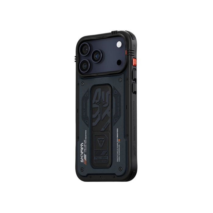 Skinarma Aegis Mag-Charge Grip-Stand Case for iPhone 17 Pro Max - Navy #color_navy