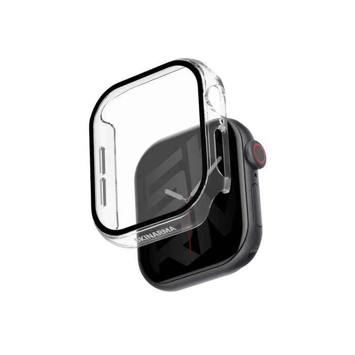 Skinarma GADO Slim Case with 9H Clear Screen Protector for Apple Watch Series 10 42mm
