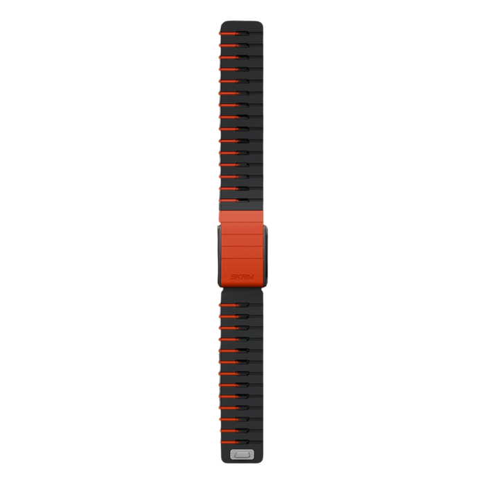 Skinarma GEMINI Strap for Whoop 5 MG Series - BLACKORANGE #color_blackorange