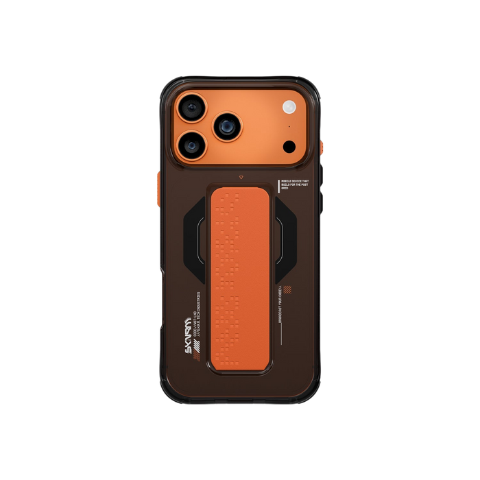 Skinarma Haxa Mag-Charge Grip-Stand Case for iPhone 17 Pro Max - Black #color_black