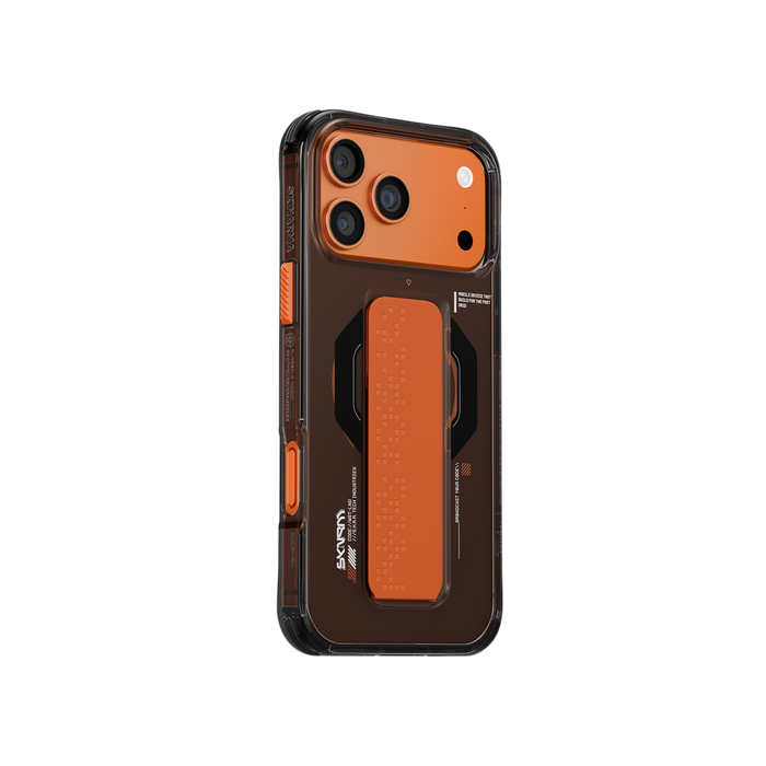 Skinarma Haxa Mag-Charge Grip-Stand Case for iPhone 17 Pro Max - Black #color_black