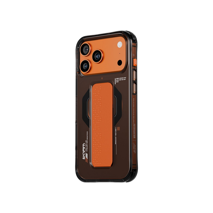 Skinarma Haxa Mag-Charge Grip-Stand Case for iPhone 17 Pro Max - Black #color_black