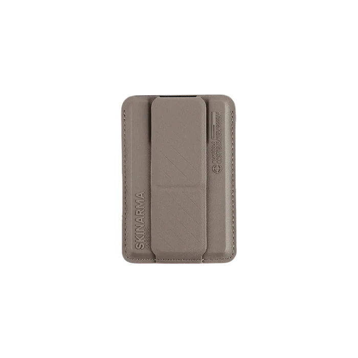 Skinarma KIRA KOBAI KADO Magnetic Card Holder with Grip Stand - Champagne